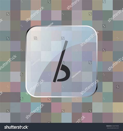 Vector Illustration Modern Icon Bemol Stock Vector (Royalty Free ...