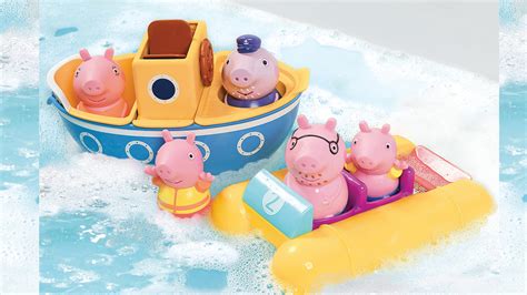 TOMY Toomies Peppa Pig Peppa’s House Bath Playset 753521247552