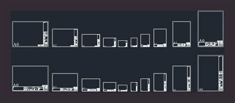 Title Block Layout - Inches In AutoCAD | CAD library