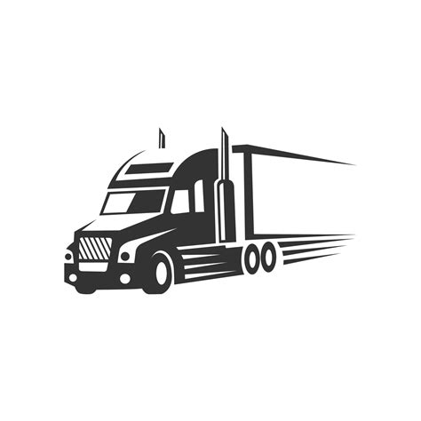 Truck Logo Vector Trailer Logo Transportation Logo Trucks | Images and Photos finder