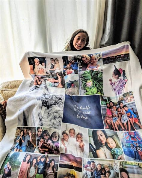 Custom Blankets Personalized Photo Blankets Custom Collage Blankets wi | Get Photo Blanket ...