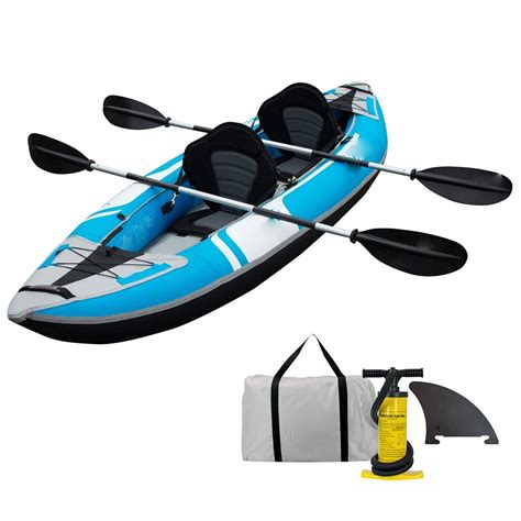 Canoe Kayak 3-person Inflatable Portable Sport Kayak Set Canoe Boat ...