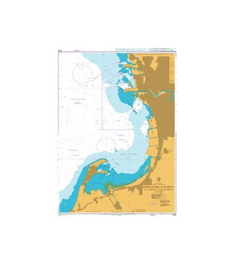 British Admiralty Nautical Chart 3931 Approaches to Manila including Cavite Harbour