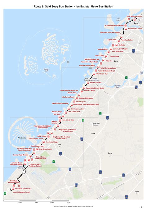 Dubai Bus Route Map