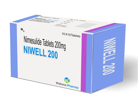 Nimesulide Tablets Manufacturer & Supplier India - Wellona Pharma