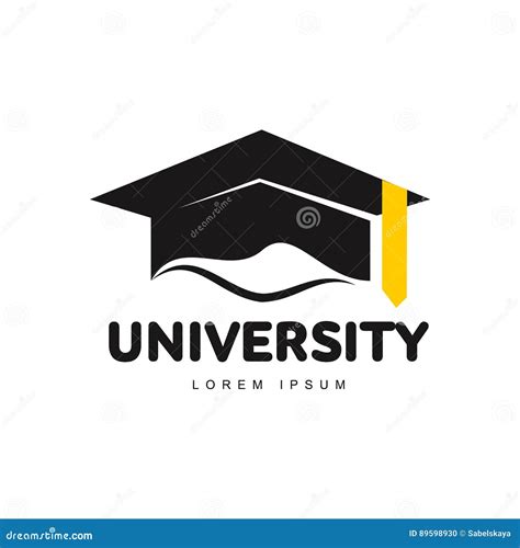 Graphic Three Colored Square Academic, Graduation Cap Logo Template ...