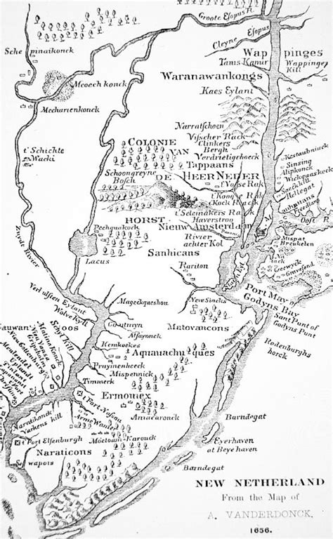 Colonial America The Dutch Colony Of New Netherland Drawing by John ...