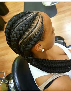 Latest Cornrow Hairstyles For Round Faces 2017/2018 - Owambe ...