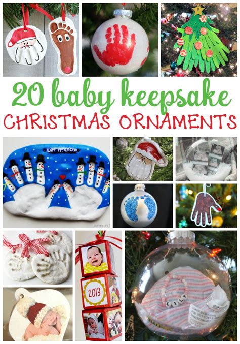 20 Homemade Keepsake Ornaments for Baby's First Christmas