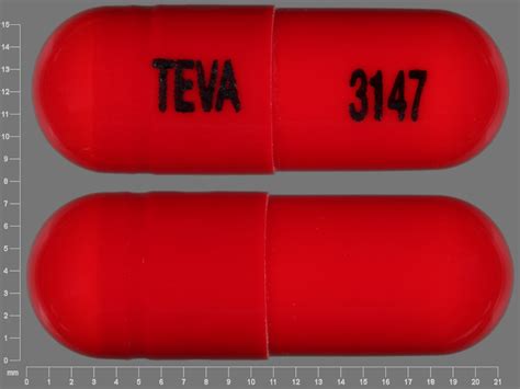 Pill Finder: TEVA 3147 Orange Capsule-shape - Medicine.com