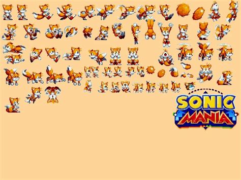 Tails in Sonic Mania Sprites