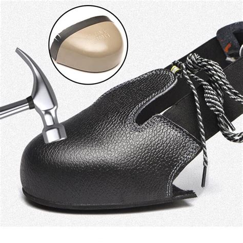 Anti-Smashing Steel Toe Cap Anti-Slip Safety Access Protective Shoe Cover Wear-Resistant Hard ...