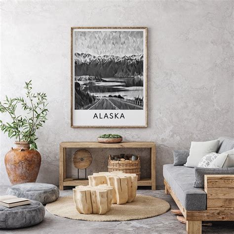 Alaska Art Alaska Alaska Print Alaska Wall Art Alaska - Etsy