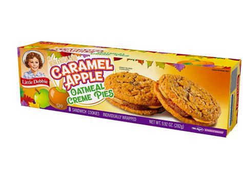 Little Debbie Caramel Apple Oatmeal Creme Pies Are Here Little Debbie Snack Cakes, Debbie Snacks ...