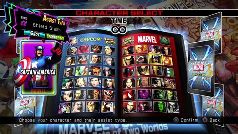 Marvel vs capcom 3 character select - berlindaml