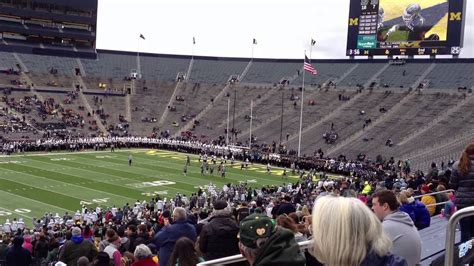 Slippery Rock TOUCHDOWN! At Michigan Stadium 10/18/2014 - YouTube