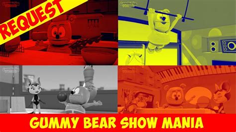 4 Episodes at Once WITH FUN COLORS! (Special Request) - Gummy Bear Show MANIA - YouTube