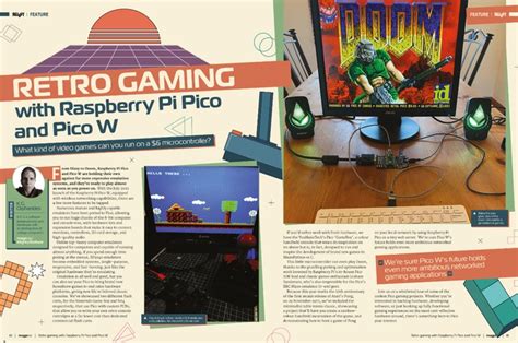 Raspberry Pi magazine Pico W retro gaming - Geeky Gadgets