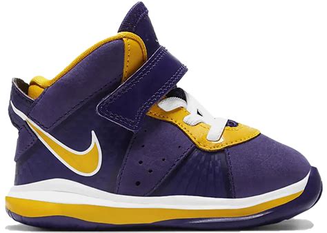 Nike LeBron 8 Lakers (TD) Toddler - CT5116-500 - US