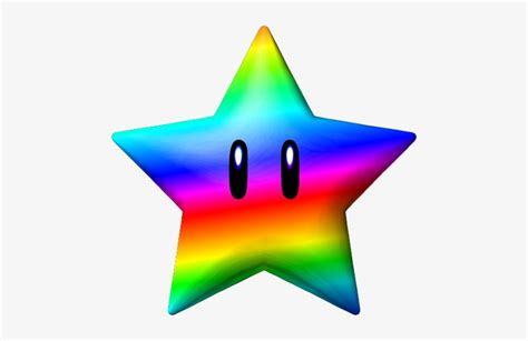 Mario Star Png Pic - Mario Kart Rainbow Star Transparent PNG - 474x452 - Free Download on NicePNG