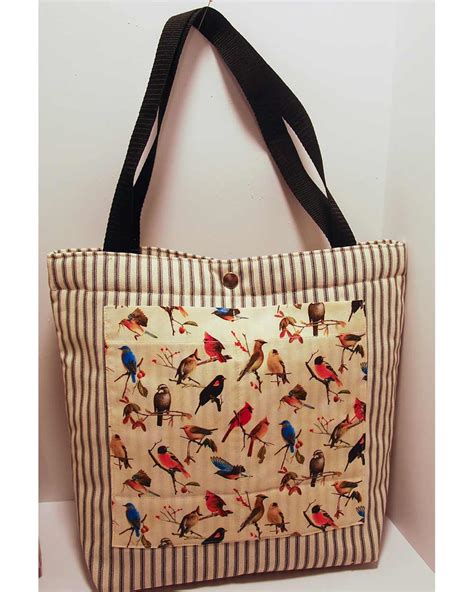 Tote Bag w/pockets (Small) - Sewphisticated Handcrafts