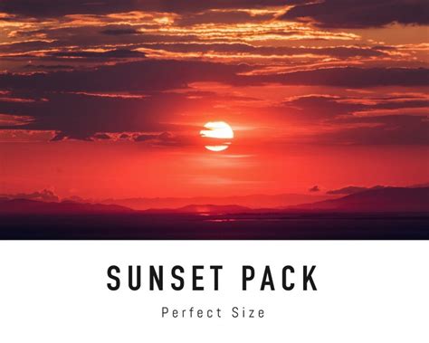 Sunset Zoom Background Pack 5 Virtual Background Images for Zoom Meetings - Etsy