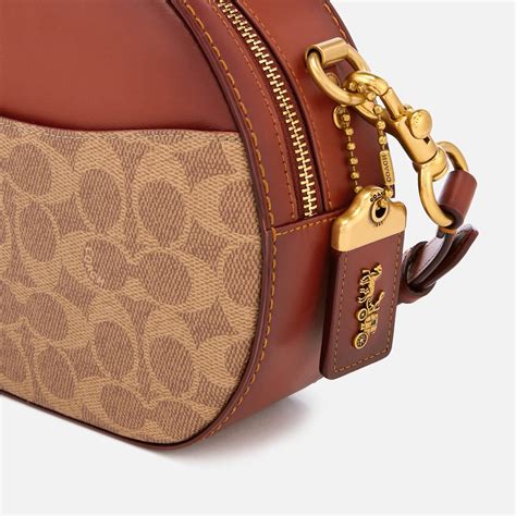 COACH Coated Canvas Signature Canteen Cross Body Bag in Brown - Lyst