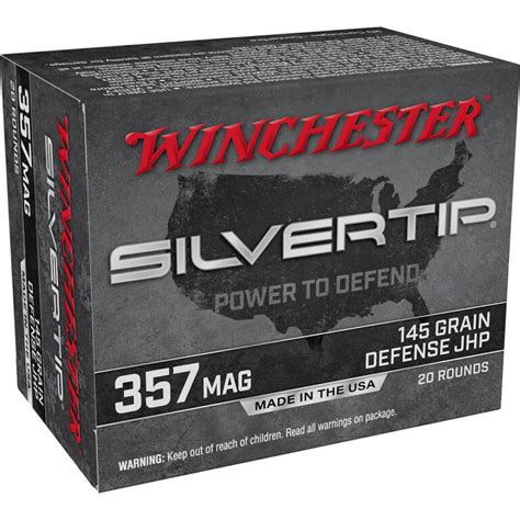 Buy Winchester Silvertip .357 Magnum 145-Grain Ammunition - Ammo For Sale