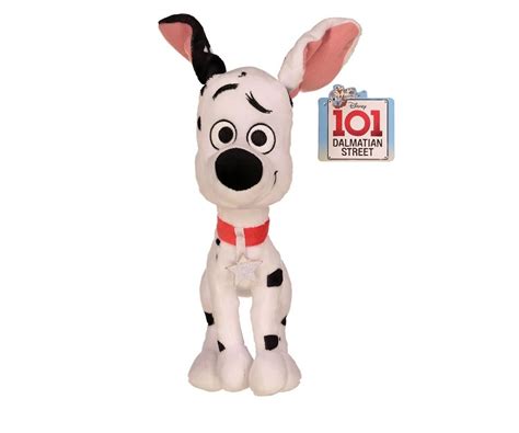 DISNEY 101 DALMATIAN STREET DOG 10" SOFT PLUSH STUFFED TOY DOLLY DYLAN ...