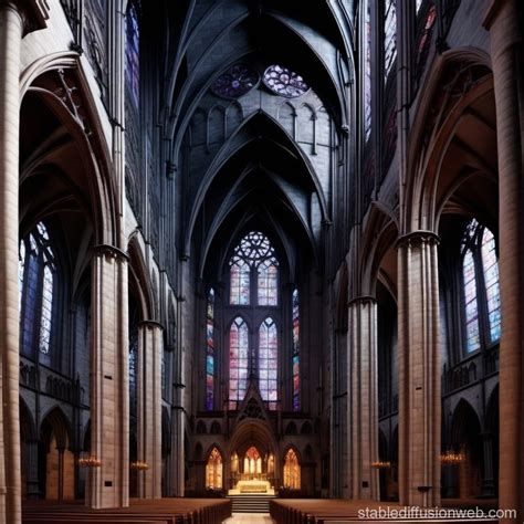 Gothic Cathedral Architecture | Stable Diffusion Online