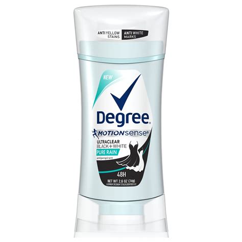 Degree Women Black and White Pure Rain UltraClear Antiperspirant ...