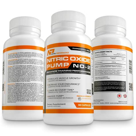 Nitric Oxide Supplement – NO2 Muscle Pump Booster | Nutra Performance ...