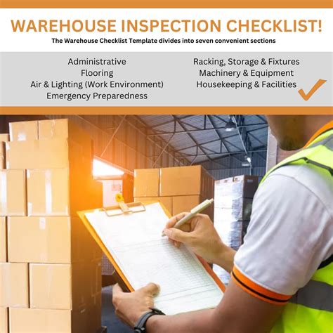 Warehouse Checklist Template for Multipurpose Reporting - Etsy