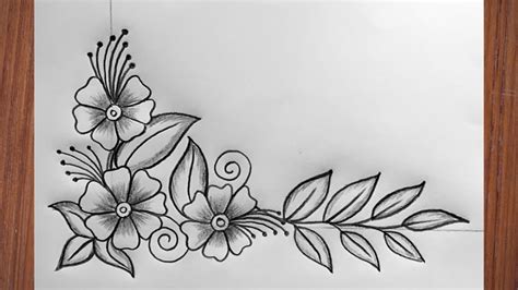 Beautiful Flower Border Designs To Draw