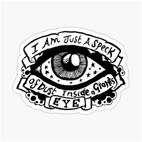 "I Am Just a Speck of Dust Inside a Giants Eye - Illustrated Lyrics ...