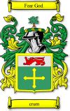 Crum Scottish Coat of Arms / Crum Scottish Family Crest