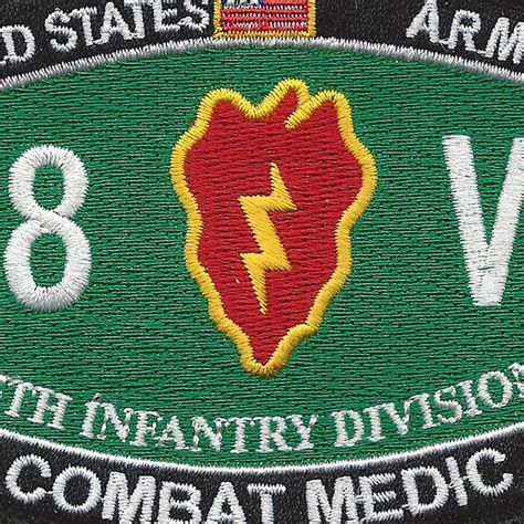 Army 25th Infantry Division MOS 68W Combat Medic Patch