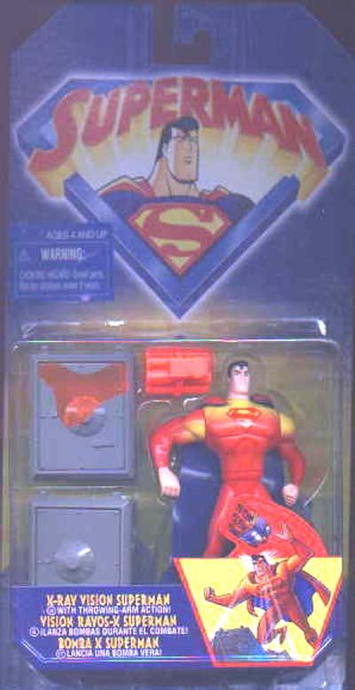 X-Ray Vision Superman Animated action figure