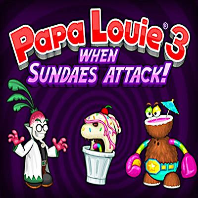 Papa Louie 3: When Sundaes Attack Game - Play on iPhone, Android and Windows phones free at ...