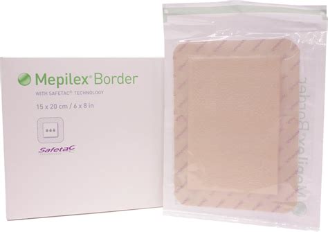 Mepilex Border Wound Dressing 6" x 8" (Box of 5 Dressings): Amazon.ca: Health & Personal Care