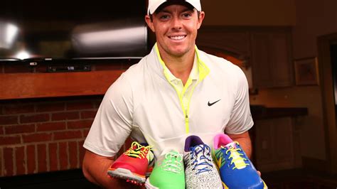 Rory McIlroy to wear colorful Nike golf shoes designed by kids impacted ...