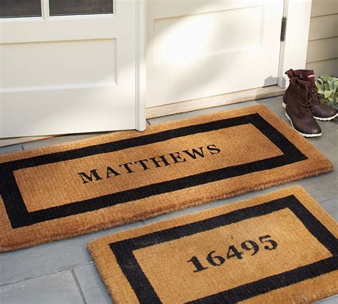 Personalized Framed Doormat | Pottery Barn