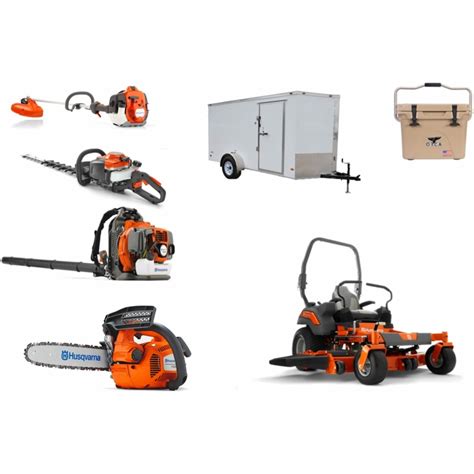 HH518 Husqvarna Mower Bundle - Z454 Zero Turn 350BT Blower 6x12 ...