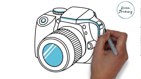 How to draw a Camera step by step| Easy drawing Tutorials - YouTube