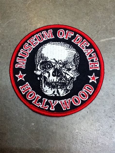 Museum Of Death Logo Embroidered Patch | Museum of Death in Hollywood ...