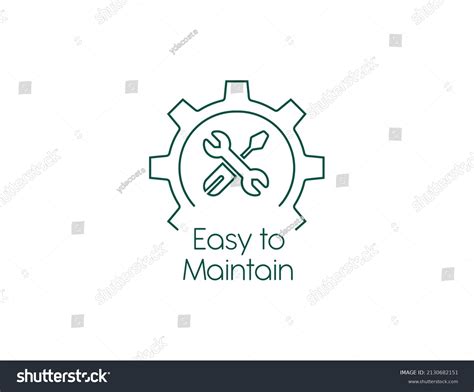 Easy Maintain Icon Vector Illustration Stock Vector (Royalty Free ...