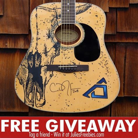 Cody Johnson Signed Guitar Giveaway - Julie's Freebies