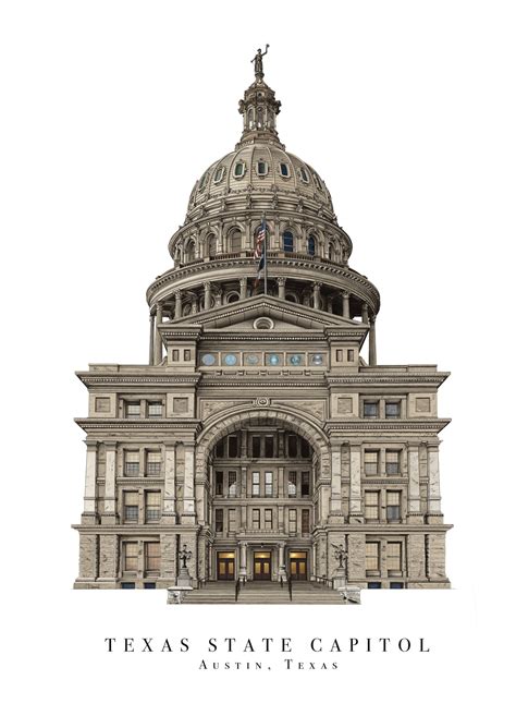 Here's another architectural illustration that I've done - The Texas ...