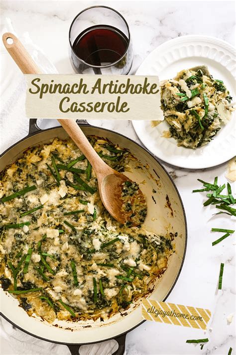 Spinach Artichoke Casserole for a Fantastic Healthy Meal