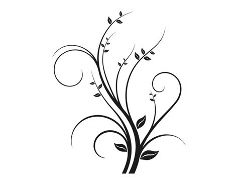 Wedding Flowers Clip Art Black And White